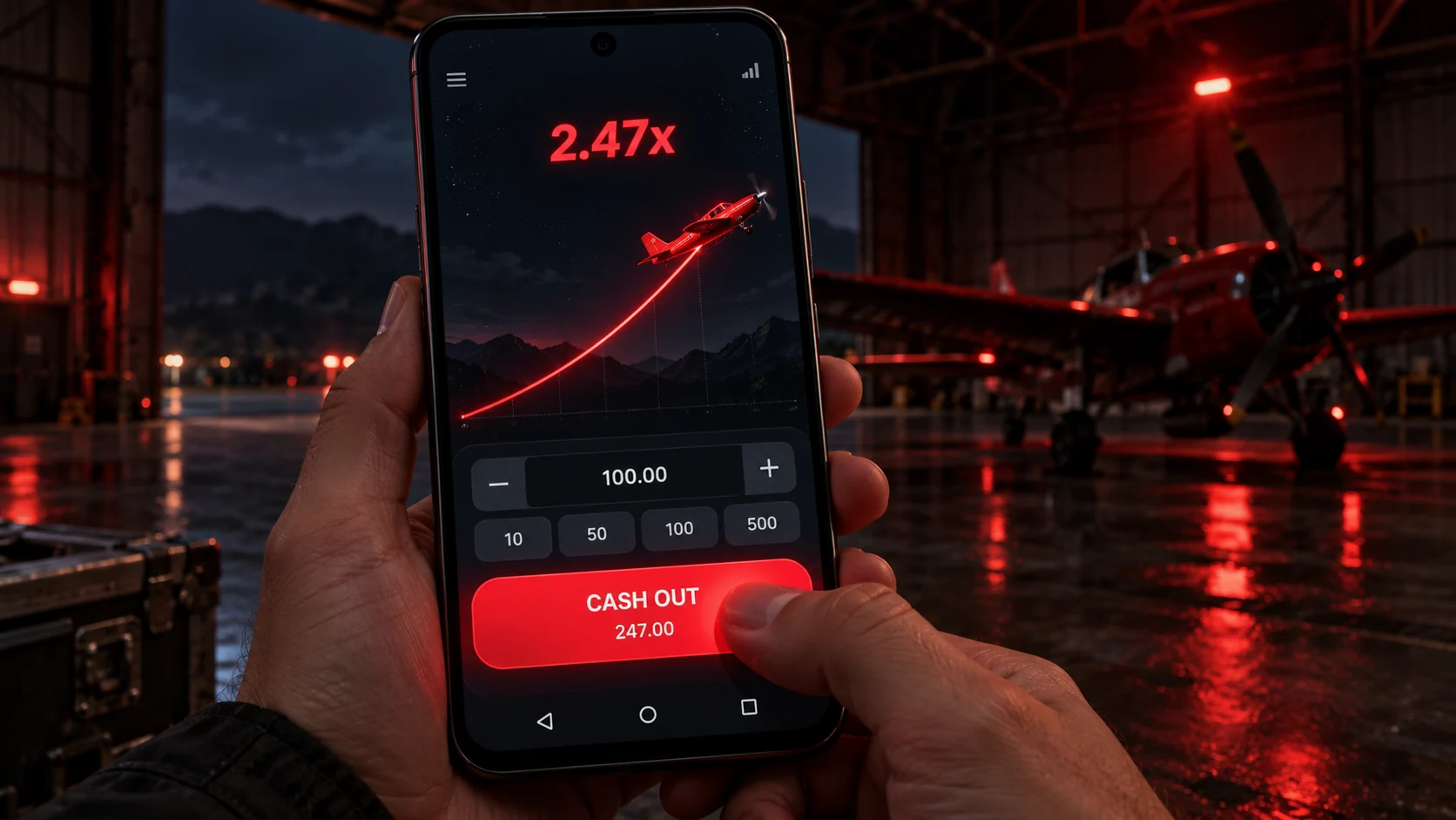 Placing an Aviator Bet and Closing It with Manual Cash Ou