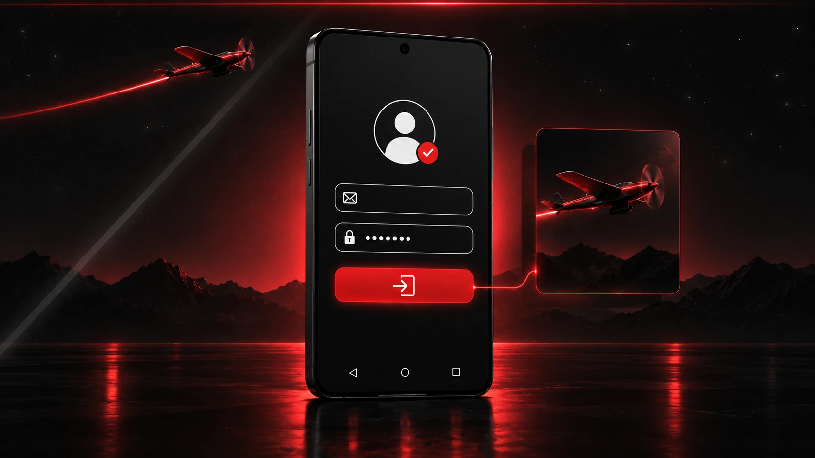 Reaching the Hosting Account through Aviator Page Controls